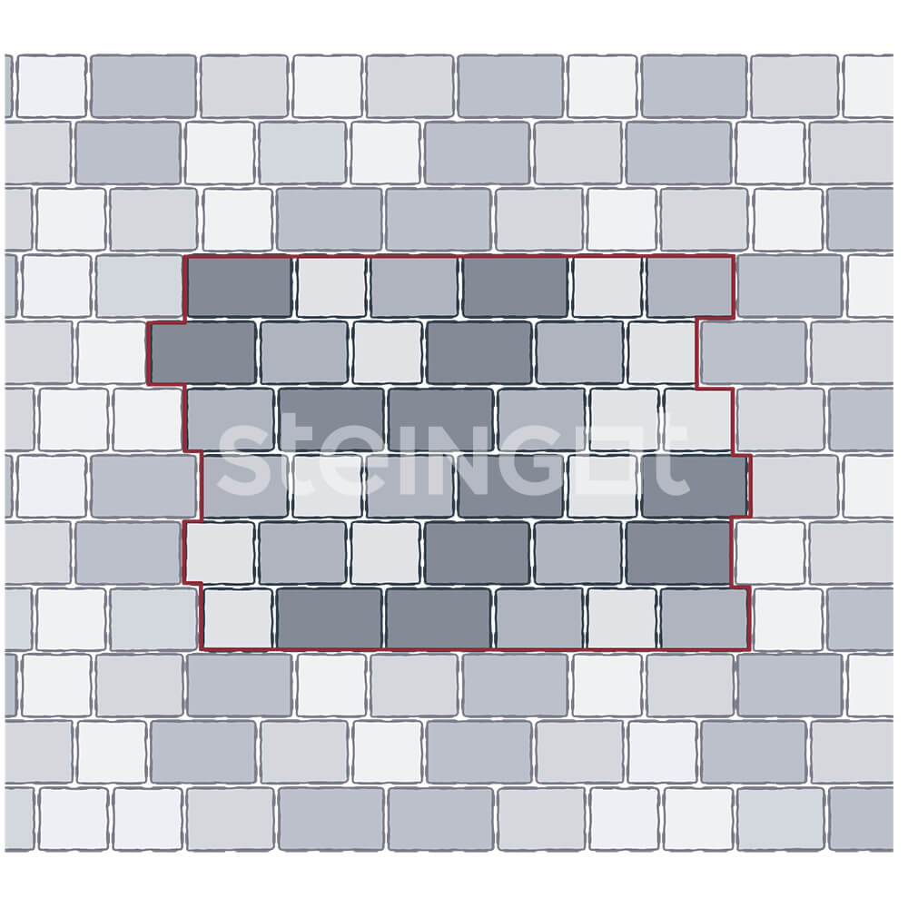 Тротуарная плитка Старый город "Loto Bianca" 60мм, STEINGOT