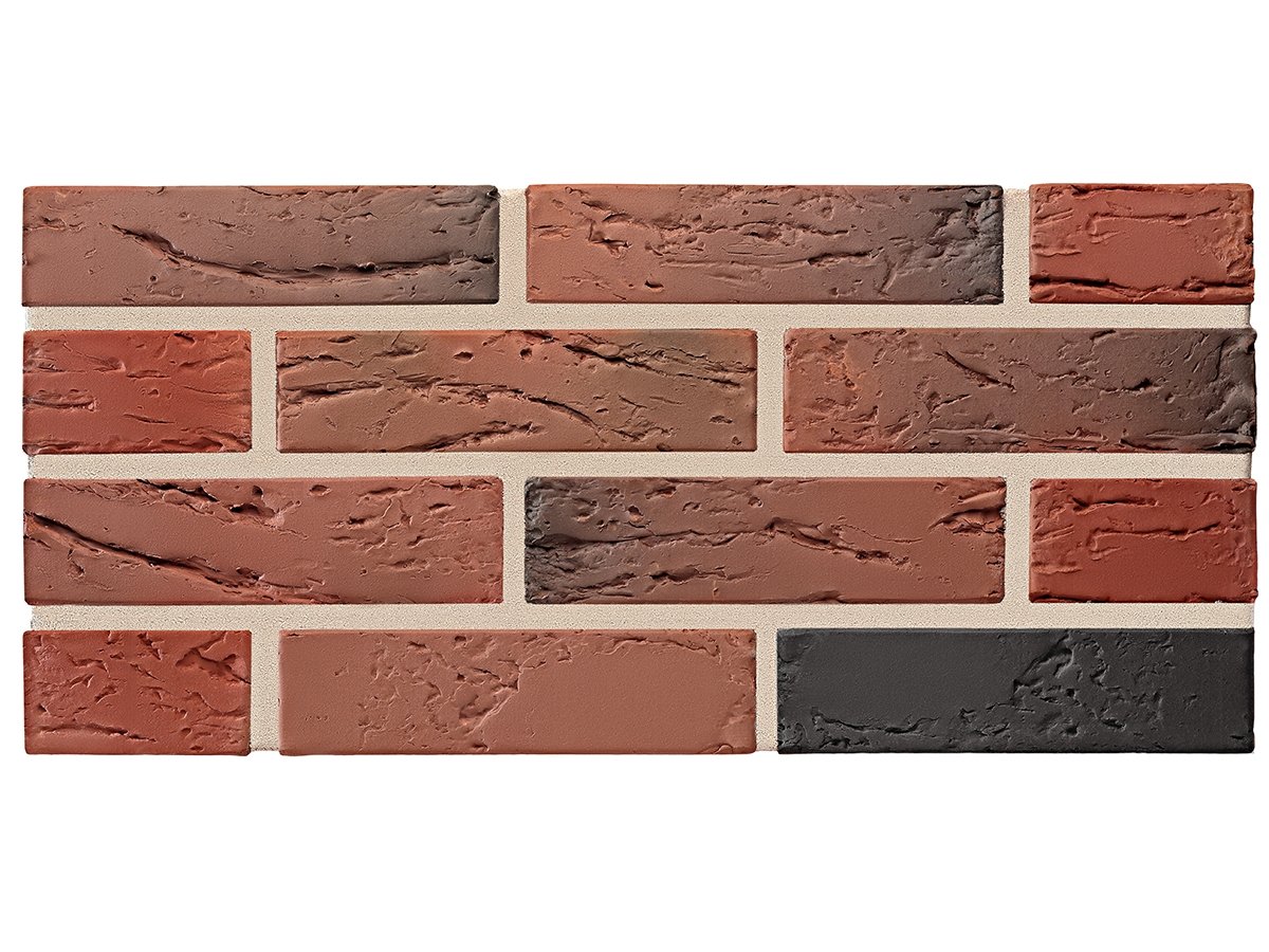 Облицовочный кирпич Кирово-Чепецк Аренберг кора дерева - 250x120x65 мм