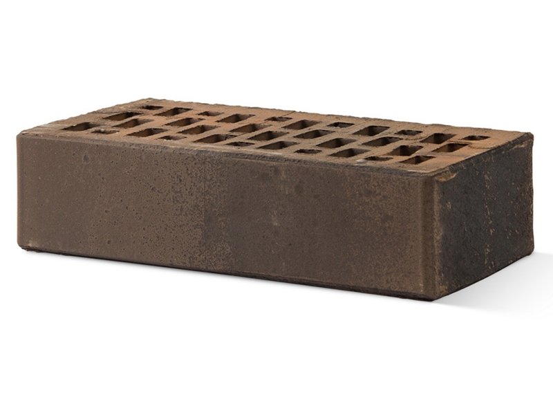 Облицовочный кирпич Славянский кирпич Гамбург-bunt (коричневый) - 250x120x65 мм  