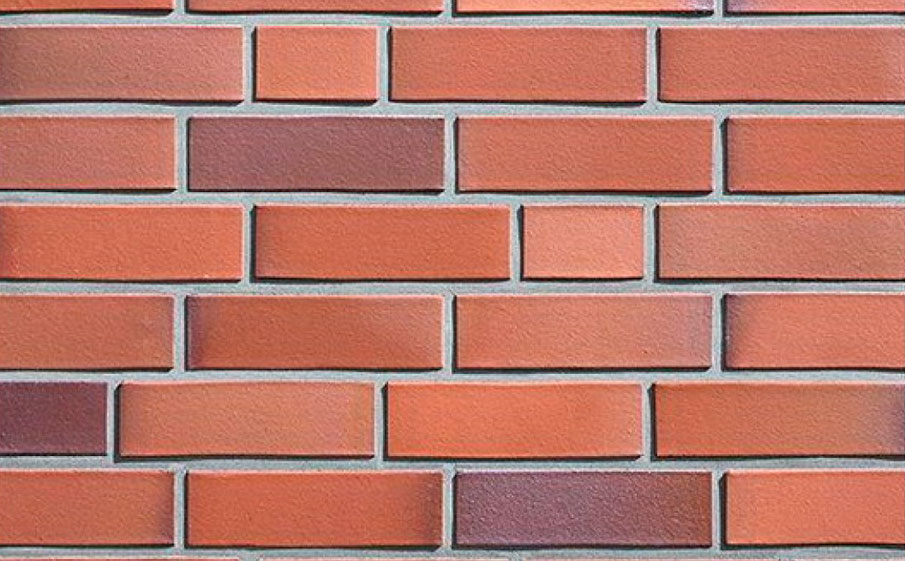 Клинкерный кирпич Roben Filsum vulkant-bunt, полнотелый, гладкий, 210*100*50 мм